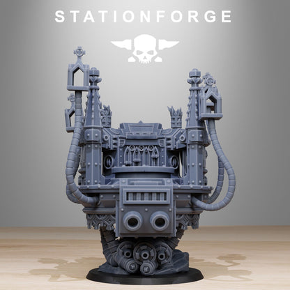 Vodalites Pulpit Modular Set Miniatures by STATIONFORGE,  Imperial guard infantry regiment
