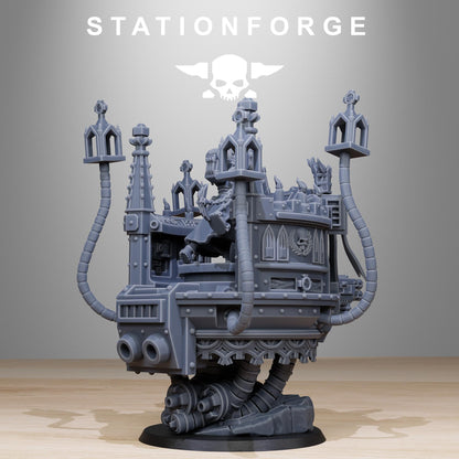 Vodalites Pulpit Modular Set Miniatures by STATIONFORGE,  Imperial guard infantry regiment
