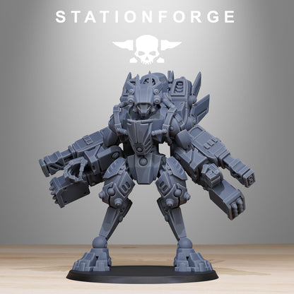 Tarion Elder Mech Mk1, Communitarian Alien Infantry, Sci-Fi Wargames Miniatures by STATIONFORGE