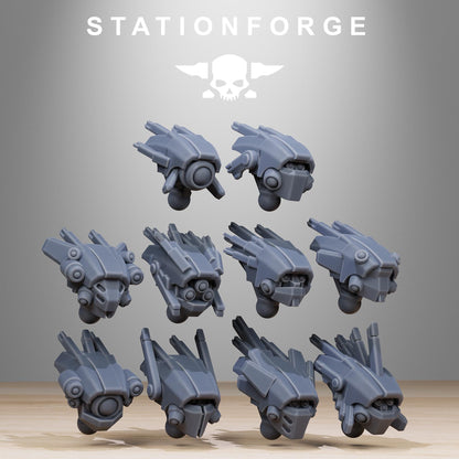 Tarion Elder Mech Mk1, Communitarian Alien Infantry, Sci-Fi Wargames Miniatures by STATIONFORGE