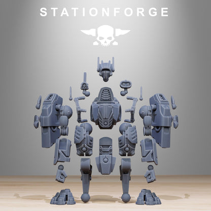 Tarion Elder Mech Mk1, Communitarian Alien Infantry, Sci-Fi Wargames Miniatures by STATIONFORGE