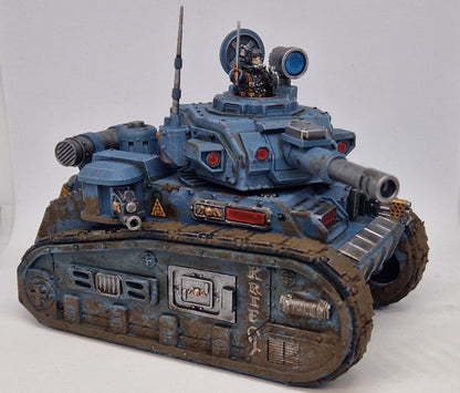 GrimGuard Light Tank - GrimGuard Main Battle Tank, Sci-Fi Space Guard Soldiers by STATIONFORGE