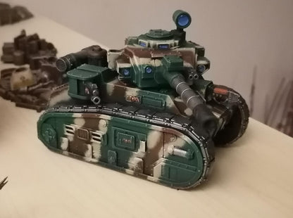GrimGuard Light Tank - GrimGuard Main Battle Tank, Sci-Fi Space Guard Soldiers by STATIONFORGE