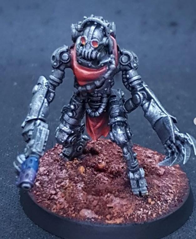 Scavenger Junkbots, Space Techno-bots, modular Sci-Fi warriors by STATIONFORGE, Sci-Fi Wargames Cyber-themed Grimdark miniatures