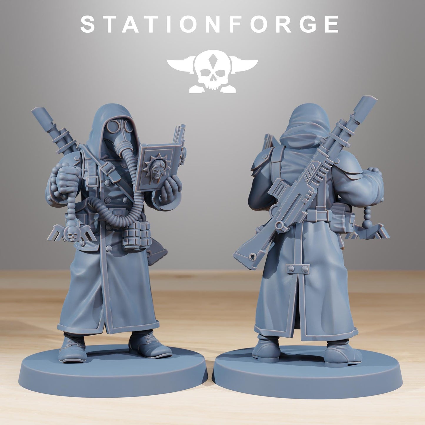 GrimGuard Acolytes, Death Korps Proxy, Sci-Fi Wargames Miniatures by STATIONFORGE