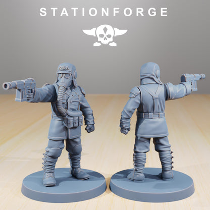 GrimGuard SF-19A Fighter Plane, Modular Sci-Fi Guardsmen Warplane by STATIONFORGE, Sci-fi Wargames Proxy, Imperial Guard Transport