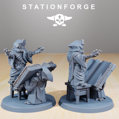 Scavenger Junkards, Space Techno-bots, modular Sci-Fi warriors by STATIONFORGE, Sci-Fi Wargames Cyber-themed Grimdark miniatures