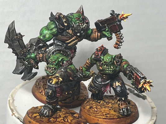 Orkaz Strappaz, Space-Faring Orkish Menace Sculpted by STATIONFORGE, Grimdark Compatible, Sci-Fi Wargame Scale