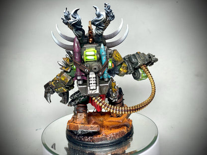 Orkaz Grand Nutta, Space-Faring Orkish Menace Sculpted by STATIONFORGE, Grimdark Compatible, Sci-Fi Wargame Scale