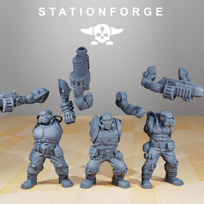 RoyalGuard - Guerrillas, Imperial Guard Proxy, Sci-Fi Wargames Miniatures by STATIONFORGE
