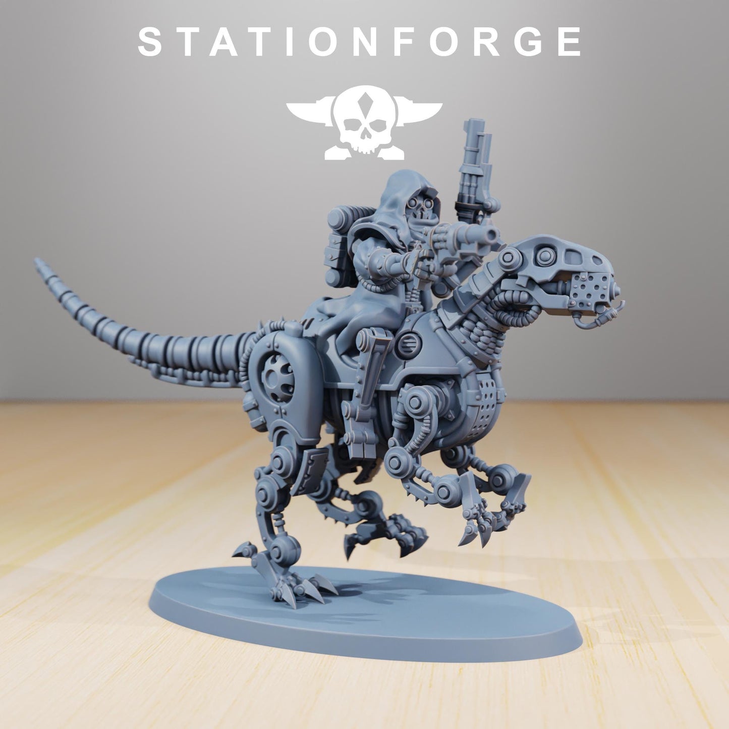 Scavenger Riders, Space Techno-bots, modular Sci-Fi warriors by STATIONFORGE, Sci-Fi Wargames Cyber-themed Grimdark miniatures