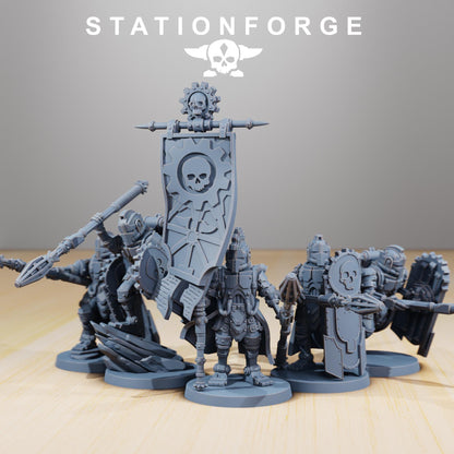 Scavenger Legio, Space Techno-bots, modular Sci-Fi warriors by STATIONFORGE, Sci-Fi Wargames Cyber-themed Grimdark miniatures
