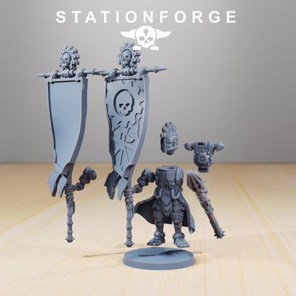 Scavenger Legio, Space Techno-bots, modular Sci-Fi warriors by STATIONFORGE, Sci-Fi Wargames Cyber-themed Grimdark miniatures