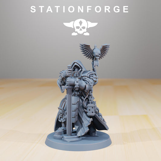The Interrogator, Death Korps Proxy, Sci-Fi Wargames Miniatures by STATIONFORGE