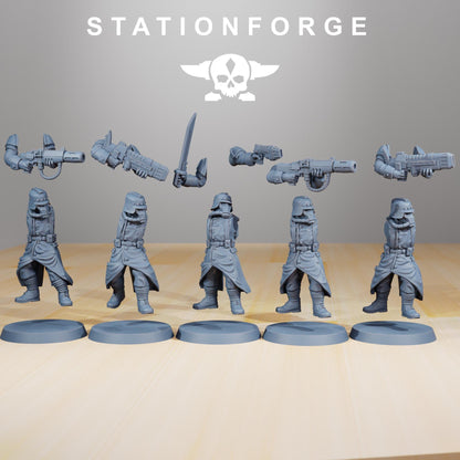GrimGuard - Evaporators, Death Korps Proxy, Sci-Fi Wargames Miniatures by STATIONFORGE