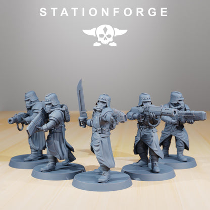 GrimGuard - Evaporators, Death Korps Proxy, Sci-Fi Wargames Miniatures by STATIONFORGE
