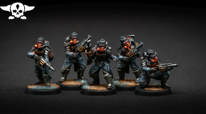 GrimGuard - Tinkers, Death Korps Proxy, Sci-Fi Wargames Miniatures by STATIONFORGE