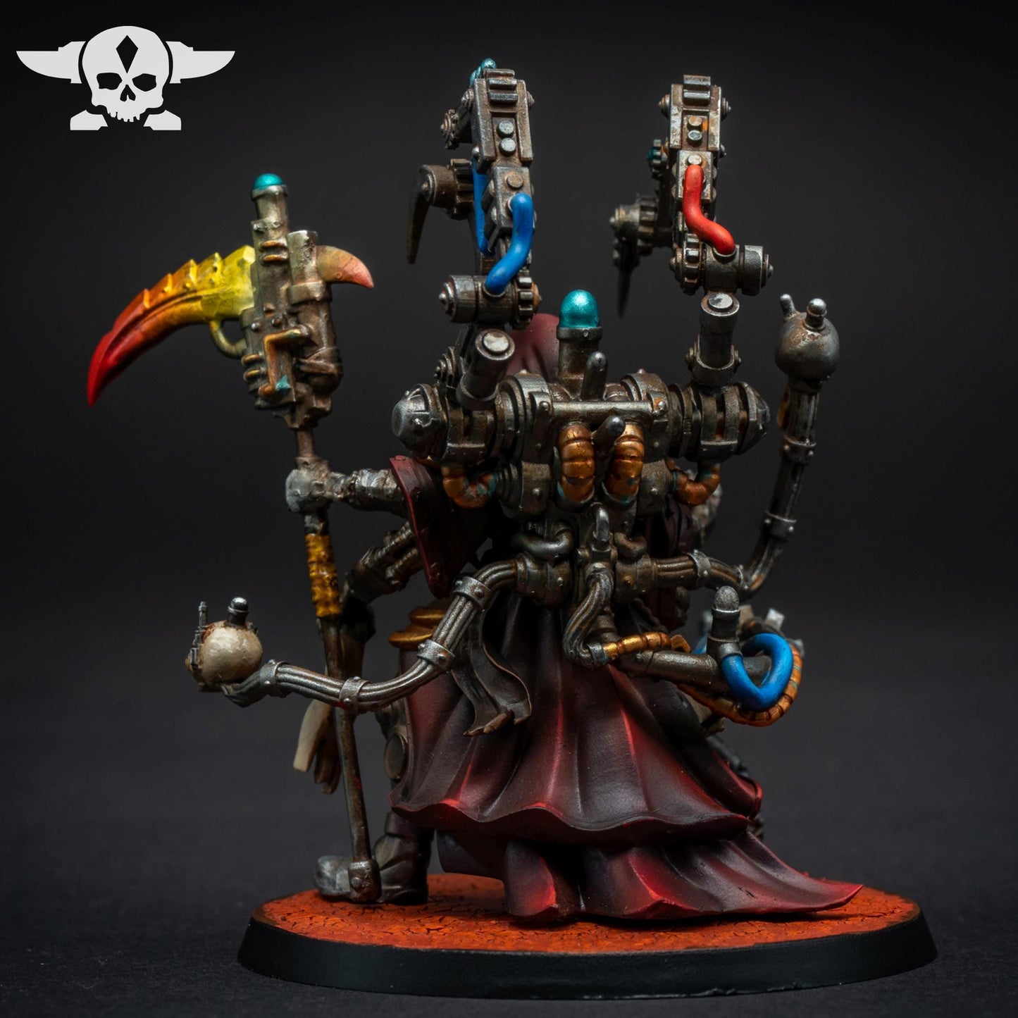 Scavenger Seeker, Space Techno-bots, modular Sci-Fi warriors by STATIONFORGE, Sci-Fi Wargames Cyber-themed Grimdark miniatures