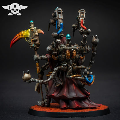 Scavenger Seeker, Space Techno-bots, modular Sci-Fi warriors by STATIONFORGE, Sci-Fi Wargames Cyber-themed Grimdark miniatures