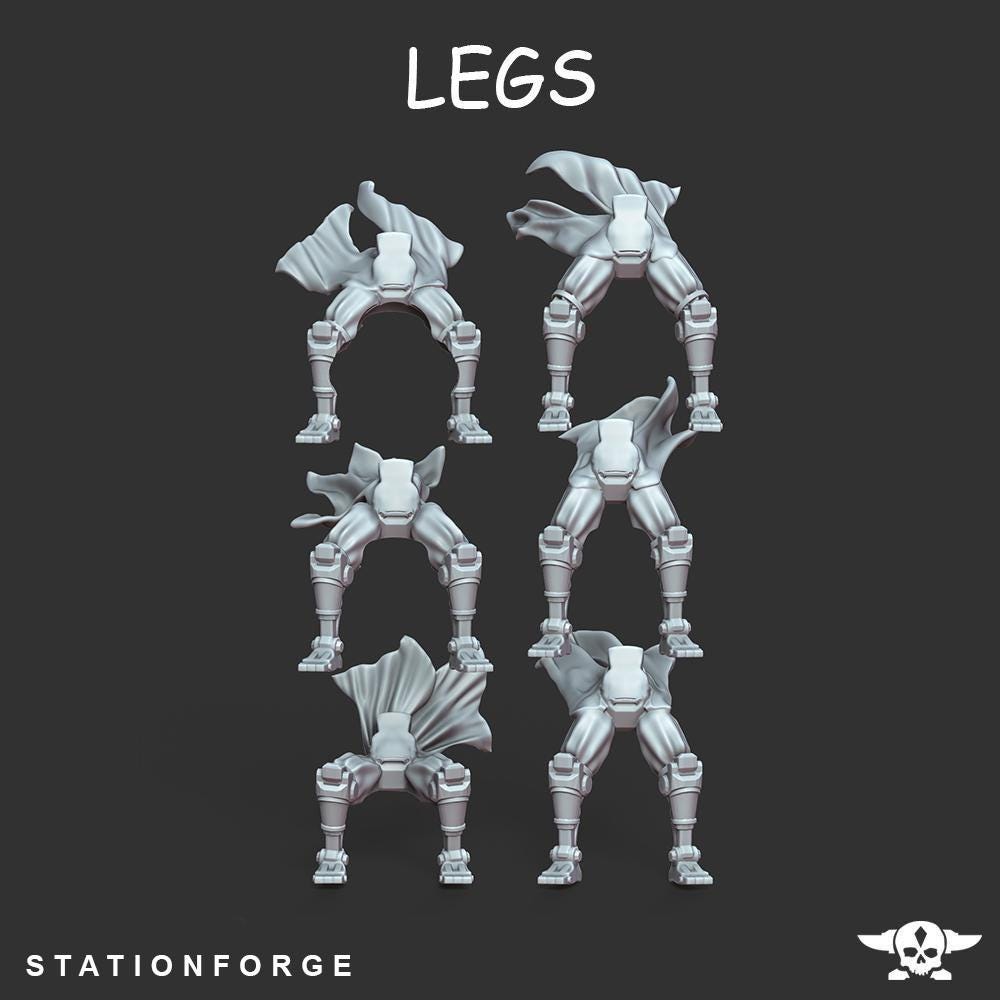 Scavenger Bikers, Space Techno-bots, modular Sci-Fi warriors by STATIONFORGE, Sci-Fi Wargames Cyber-themed Grimdark miniatures