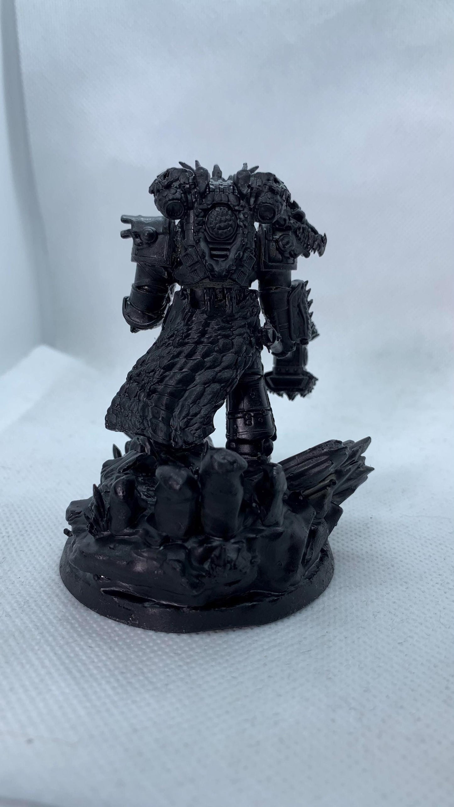 Prime Leader Of The Dragon Knights, Modular Sci-Fi Marine warriors by STATIONFORGE, Grimdark Wargames Proxy
