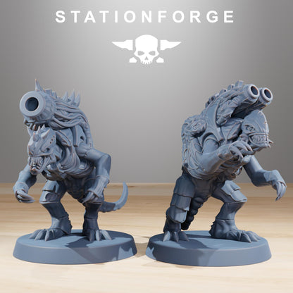 Xenarid Mortars - Xenarid Alien Bugs -  Sci-Fi Grimdark Bug aliens by STATIONFORGE
