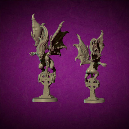 Harpies, Fantasy Skirmish Miniatures by MoM Miniatures, perfect for Fantasy Wargames and RPGs
