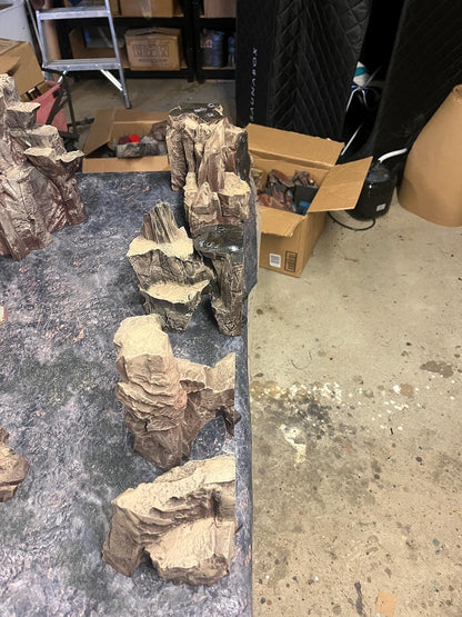 Universal Cliff Labyrinth Terrain Set - 3D Printed Tabletop Terrain, Perfect for Wargames, Board Games, Role Playing Games
