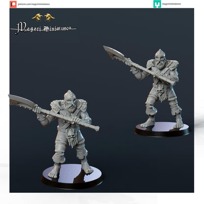 Norse Explorers, Fantasy Skirmish Miniatures by Magori Miniatures, perfect for Fantasy Wargames and RPGs