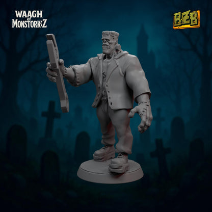 Frorkenstein, Halloween Monster Orks, Movie-inspired Orkish Menace Sculpted by Big Zkreen Boyz, Grimdark  Scaled for Sci-Fi Wargames