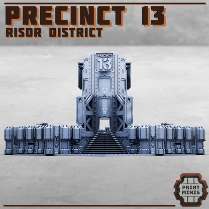 Precinct 13 - Risor District - NPC kit -  Sci-Fi Grimdark Civilians by Print Minis