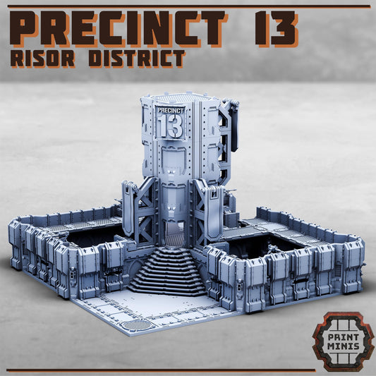 Precinct 13 - Risor District - NPC kit -  Sci-Fi Grimdark Civilians by Print Minis