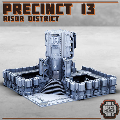 Precinct 13 - Risor District - NPC kit -  Sci-Fi Grimdark Civilians by Print Minis