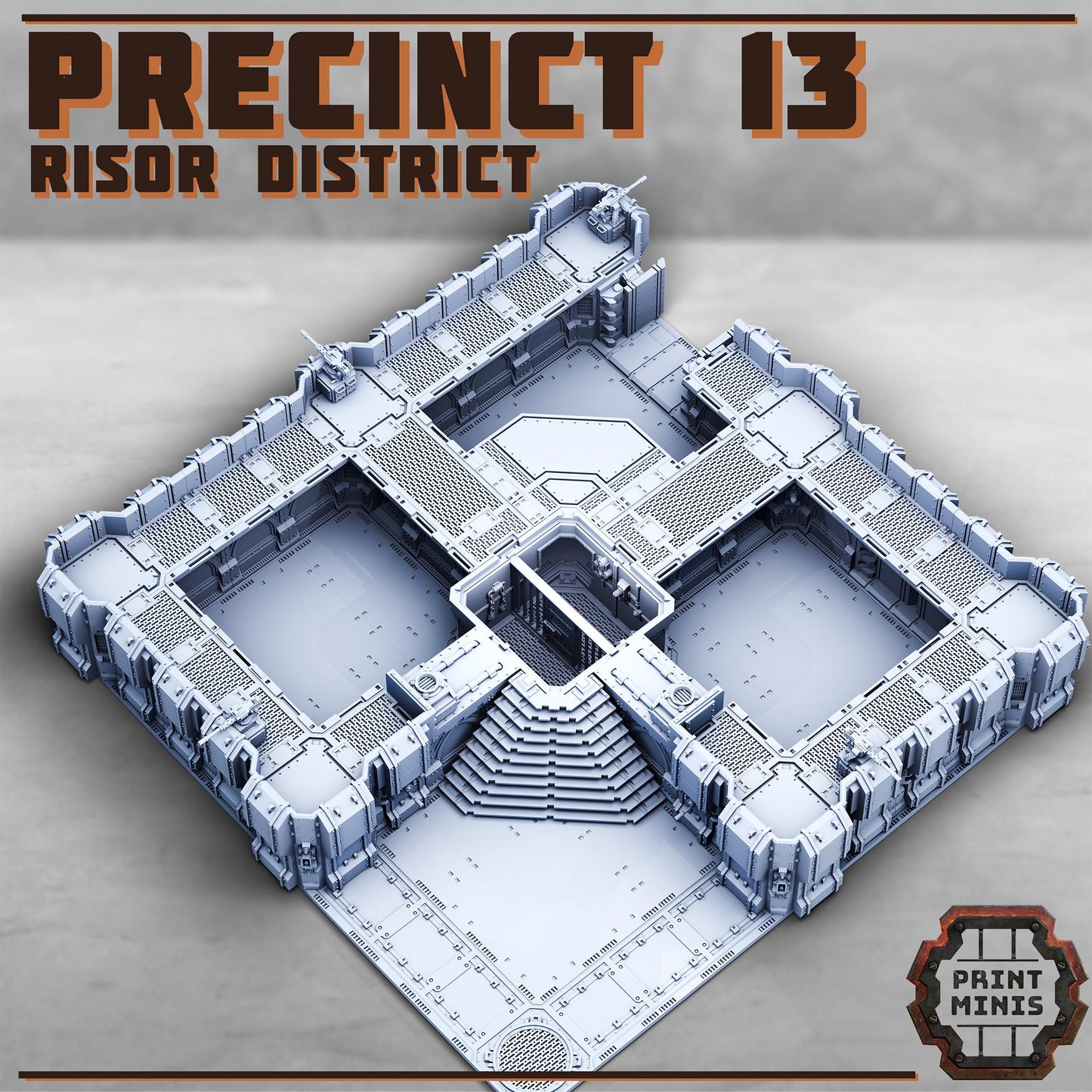 Precinct 13 - Risor District - NPC kit -  Sci-Fi Grimdark Civilians by Print Minis