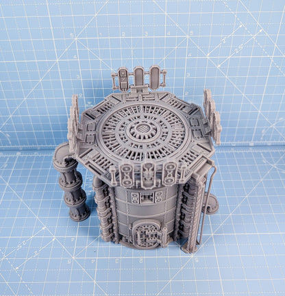 Pyroclast Furnace - Zone Selvik - Sci-Fi Space Industrial Terrain by Print Minis
