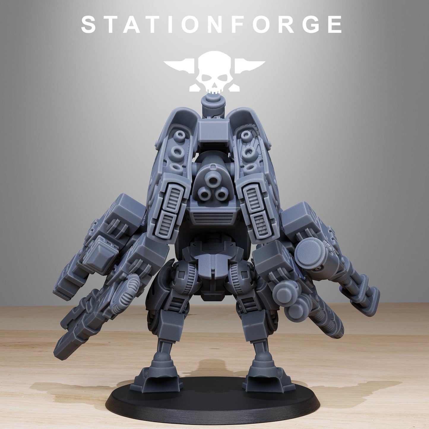 Tarion Strike Mechs Mk1 Builder Kit, Communitarian Alien Infantry, Sci-Fi Wargames Miniatures by STATIONFORGE