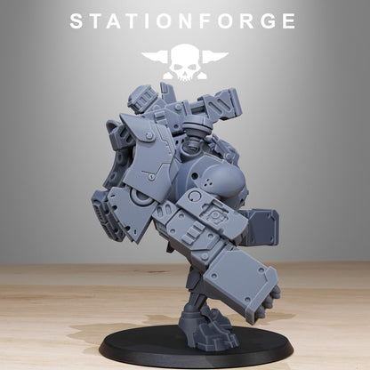 Tarion Strike Mechs Mk1 Builder Kit, Communitarian Alien Infantry, Sci-Fi Wargames Miniatures by STATIONFORGE