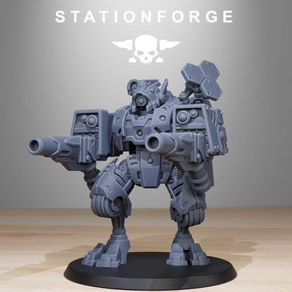 Tarion Strike Mechs Mk1 Builder Kit, Communitarian Alien Infantry, Sci-Fi Wargames Miniatures by STATIONFORGE