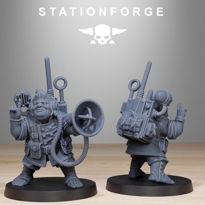 GrimGuard Skulldart Trappers, Death Korps Proxy, Sci-Fi Wargames Miniatures by STATIONFORGE