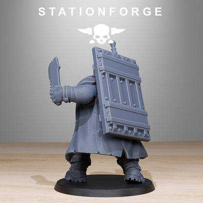 GrimGuard Mutantstein, Imperial Guard Proxy, Sci-Fi Wargames Miniatures by STATIONFORGE