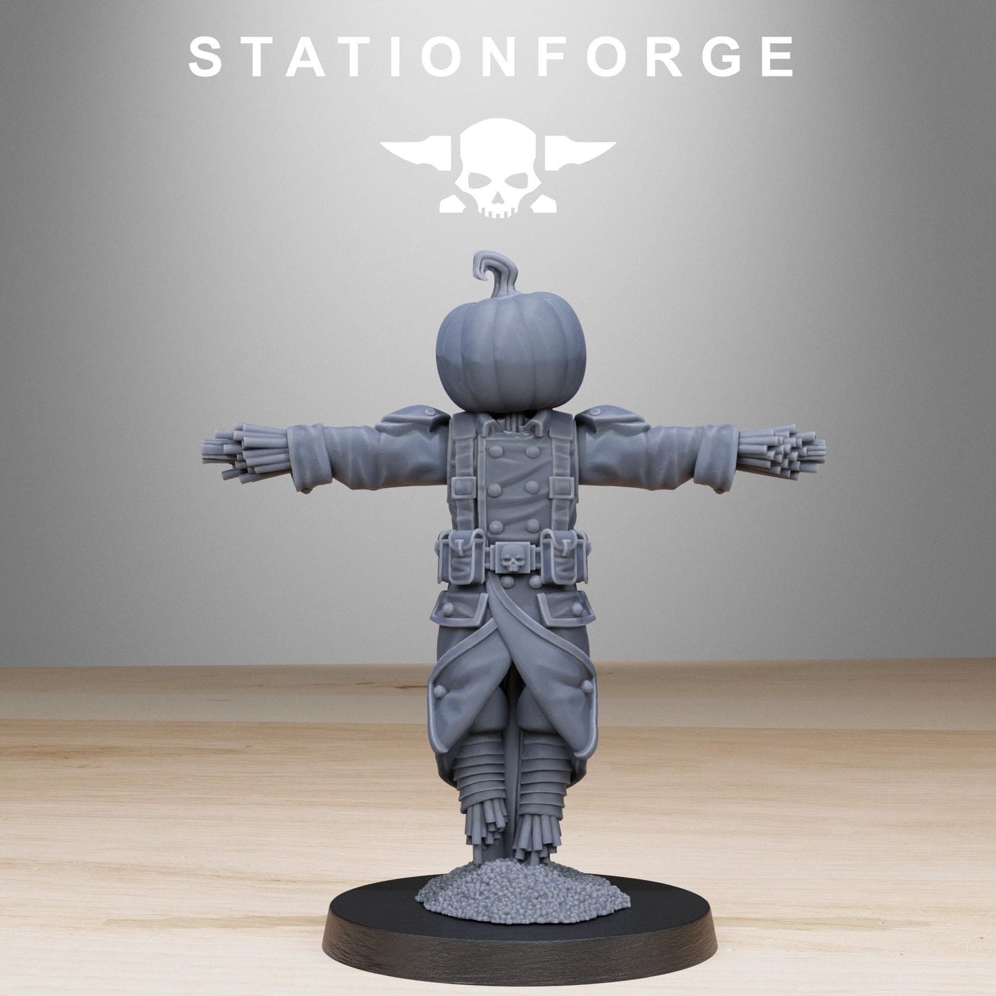 GrimGuard Scarecrow, Death Korps Proxy, Sci-Fi Wargames Miniatures by STATIONFORGE