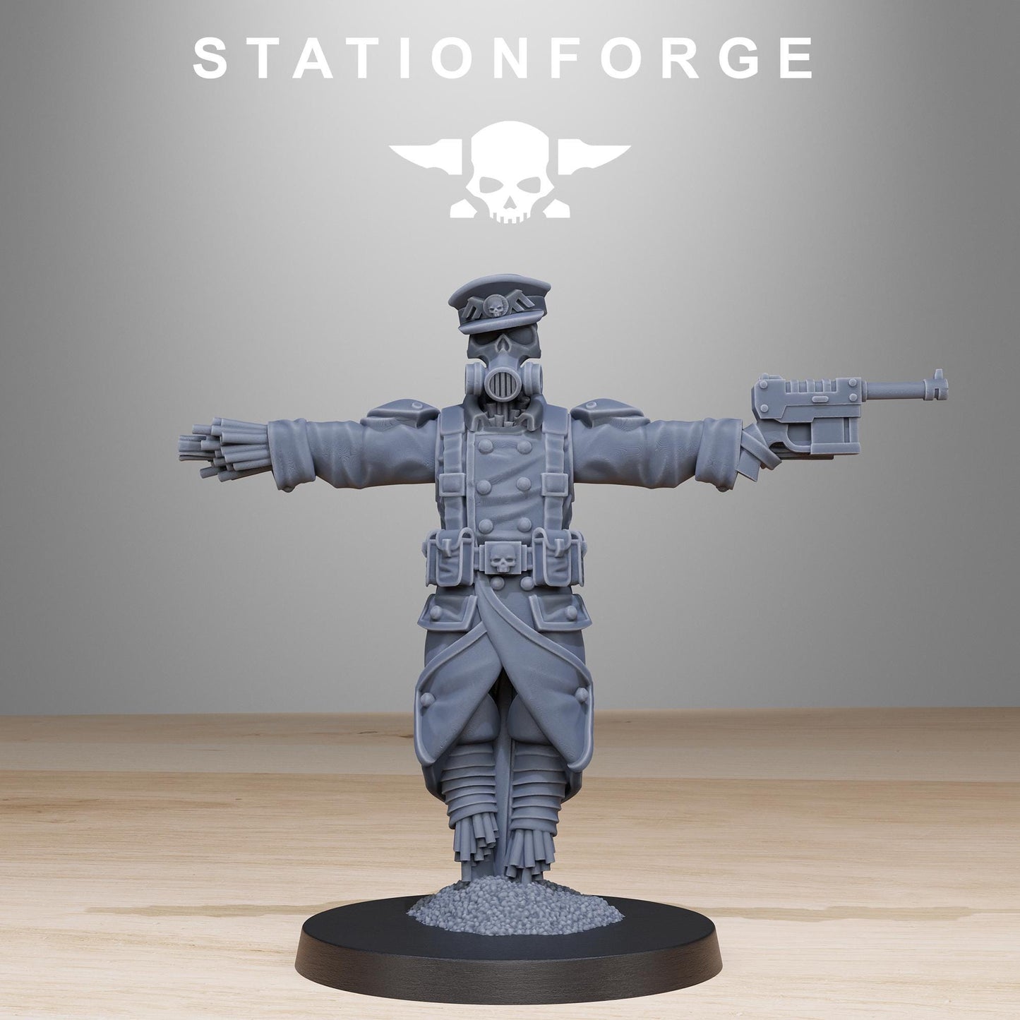GrimGuard Scarecrow, Death Korps Proxy, Sci-Fi Wargames Miniatures by STATIONFORGE