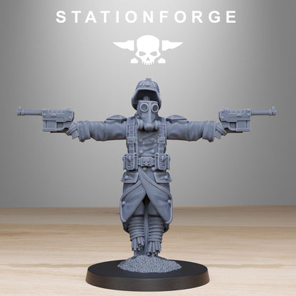 GrimGuard Scarecrow, Death Korps Proxy, Sci-Fi Wargames Miniatures by STATIONFORGE