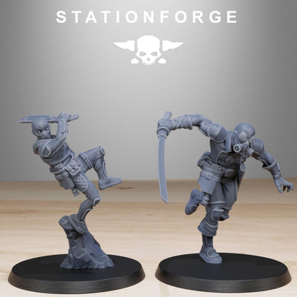GrimCorp Jesters, Death Korps Proxy, Sci-Fi Wargames Miniatures by STATIONFORGE
