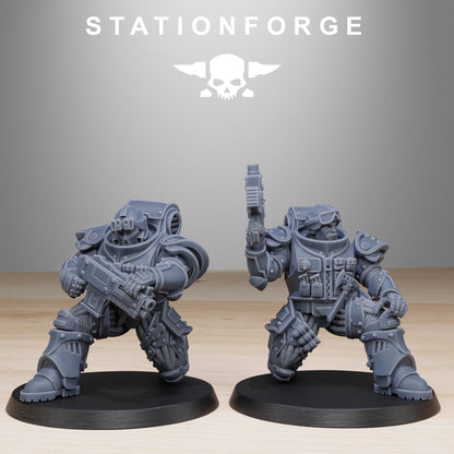 Socratis Light Reinforcement, Modular Sci-Fi Marine warriors by STATIONFORGE, Grimdark Wargames Proxy