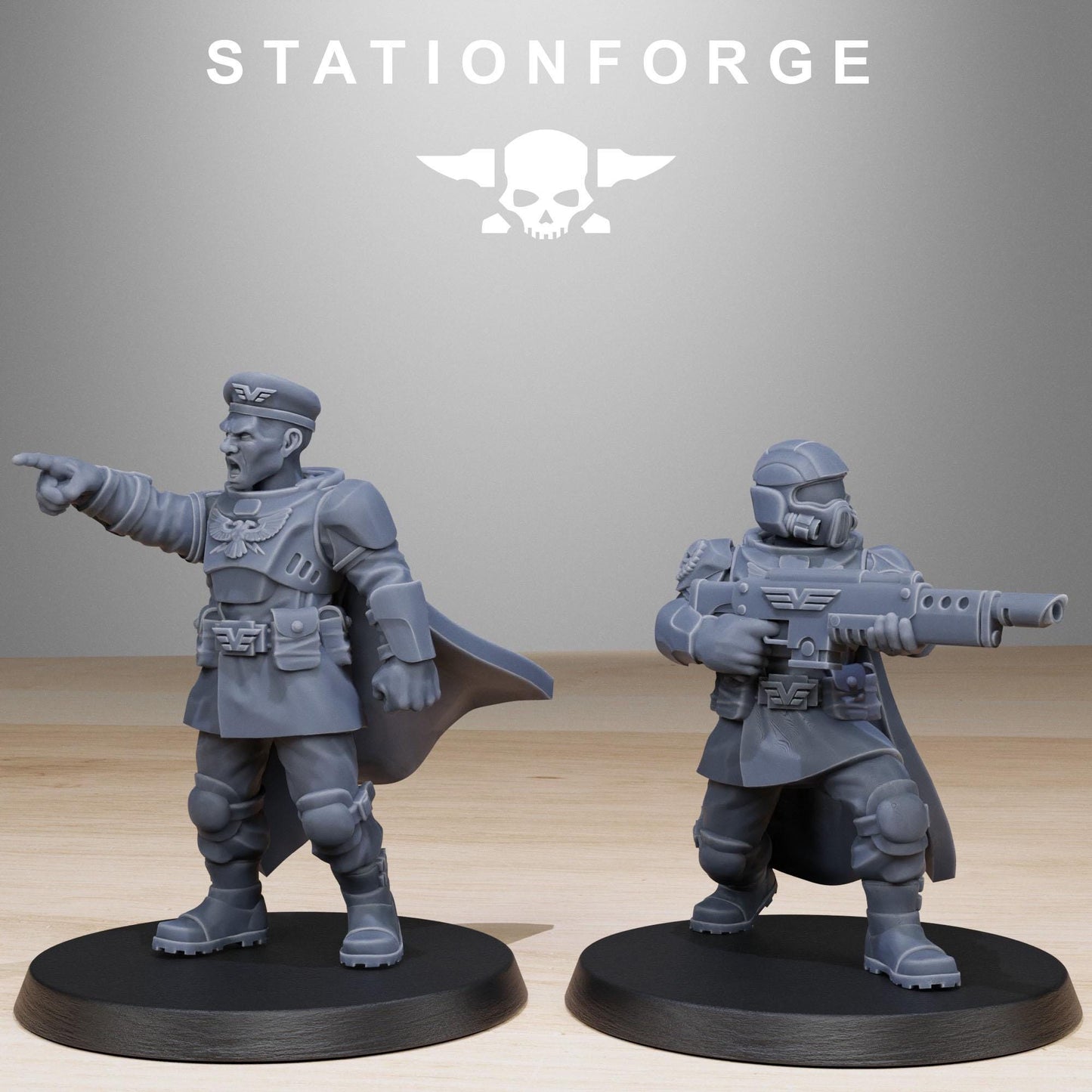 Vaskar Hunters, Death Korps Proxy, Sci-Fi Wargames Miniatures by STATIONFORGE