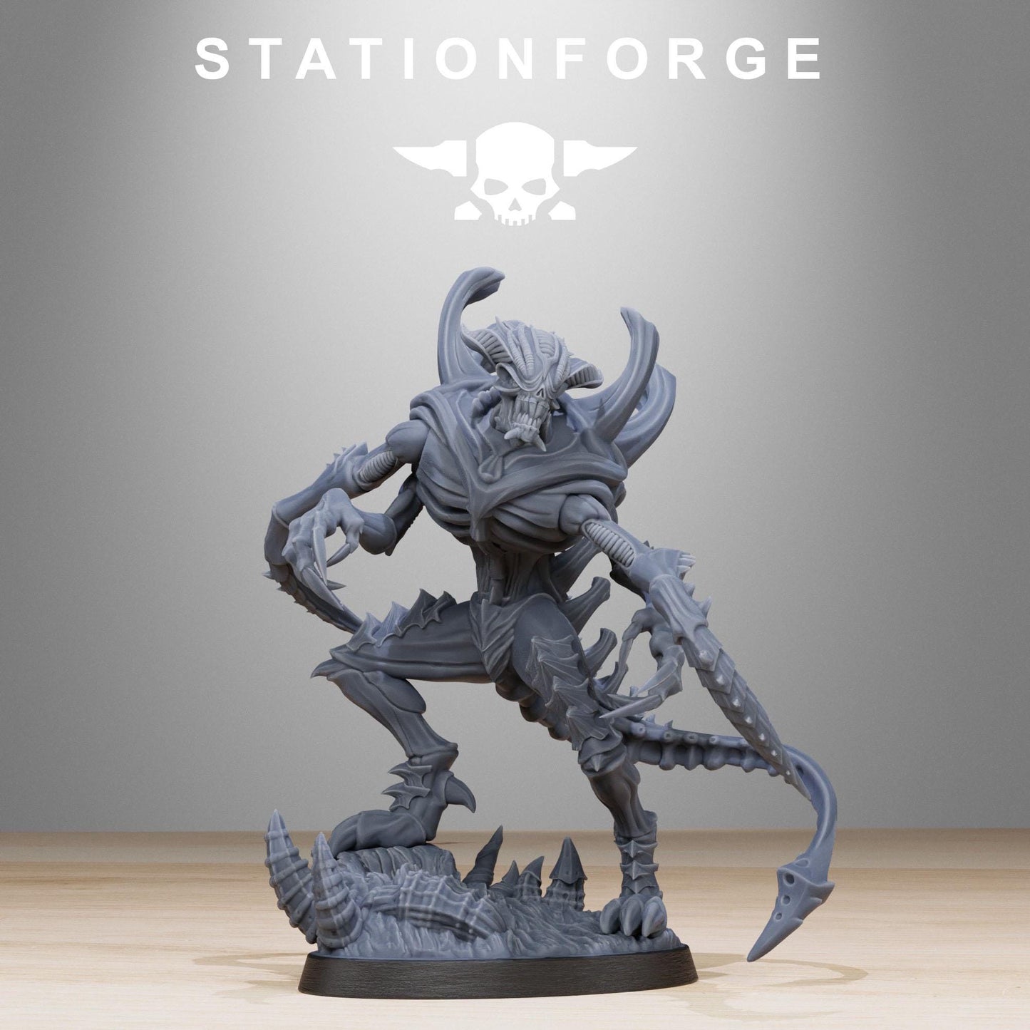Xenarid Void Stalker - Xenarid Alien Bugs -  Sci-Fi Grimdark Bug aliens by STATIONFORGE