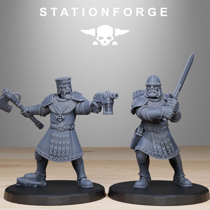 Vodalites Purifiers Modular Set Miniatures by STATIONFORGE,  Imperial guard infantry regiment