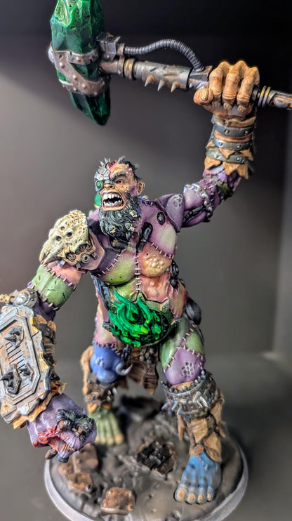 Corrupted Giant, Gigantic Chaotic Stitched-Together Gargant, Sci-Fi Wargames Miniatures by STATIONFORGE