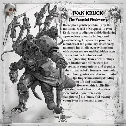 Ivan Kruck, Modular Sci-Fi Marine warriors by STATIONFORGE, Grimdark Wargames Proxy